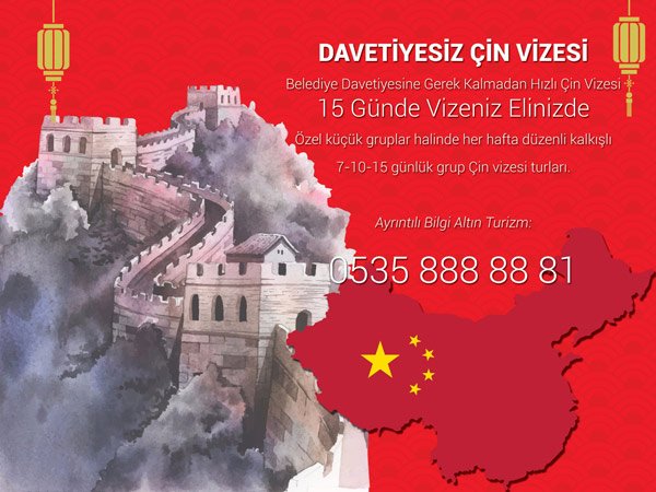 Çin Vizesi hızlı çin vizesi